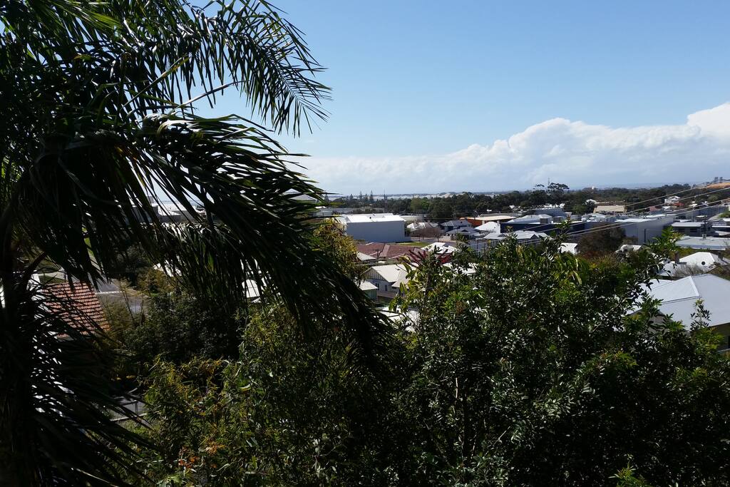 The amazing views from the front deck - a great place for breakfast or sipping a beer in the evening