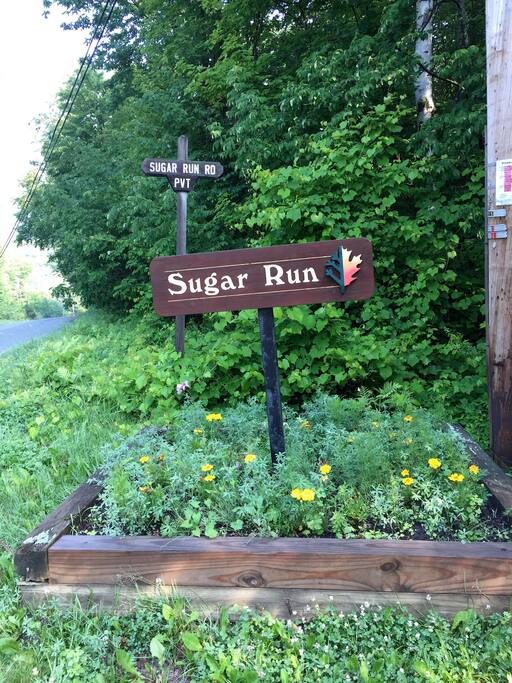 When you see this sign, you've arrived!