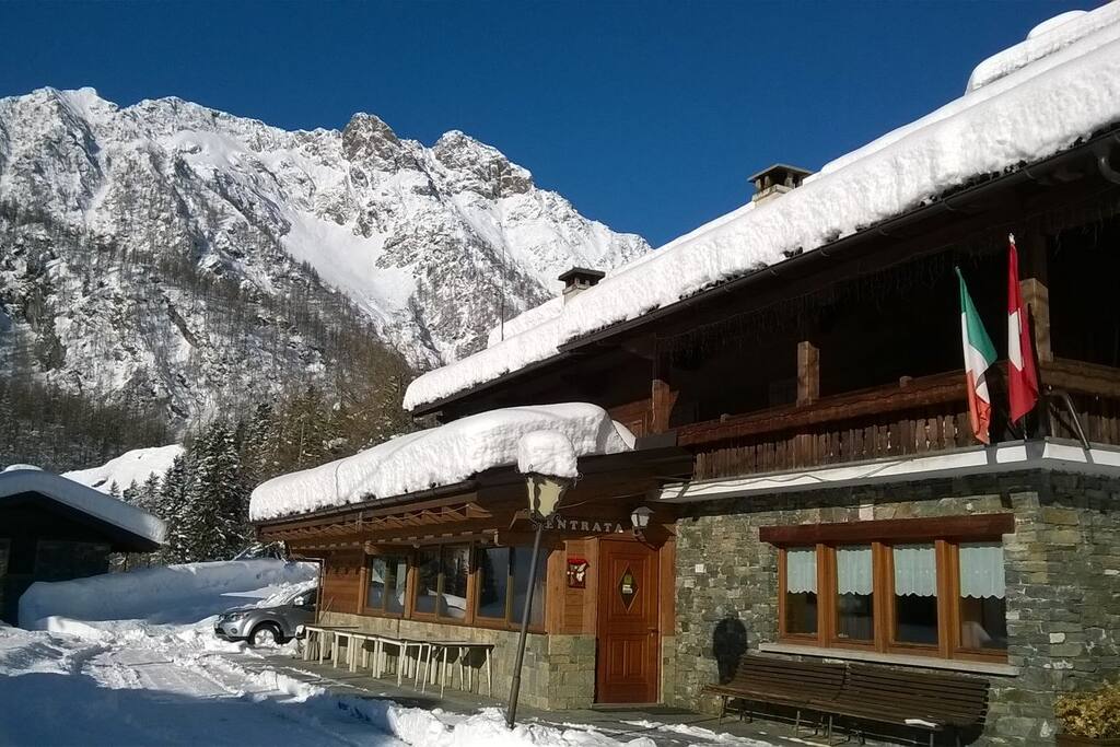 La struttura in inverno