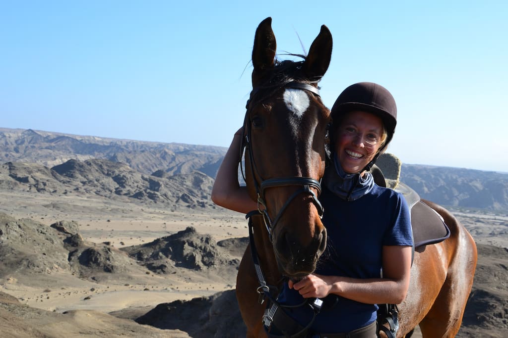 You are more than welcome to join one of our horse trails!