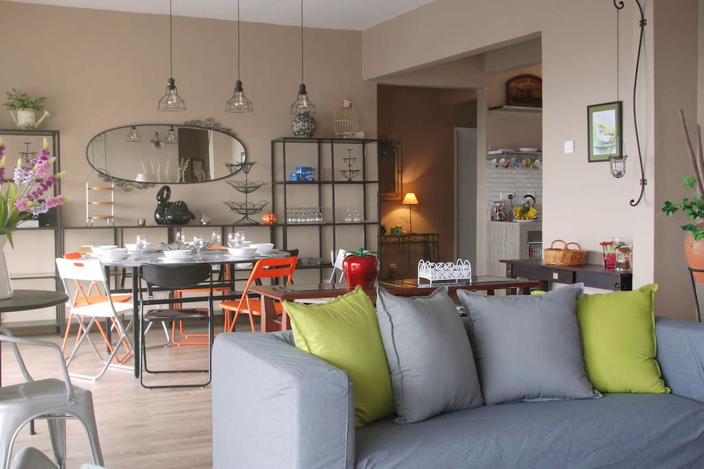 Adjoining dining room