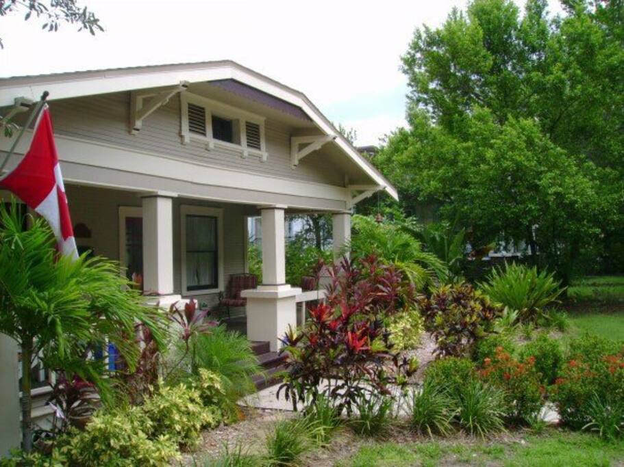 Front of the house
