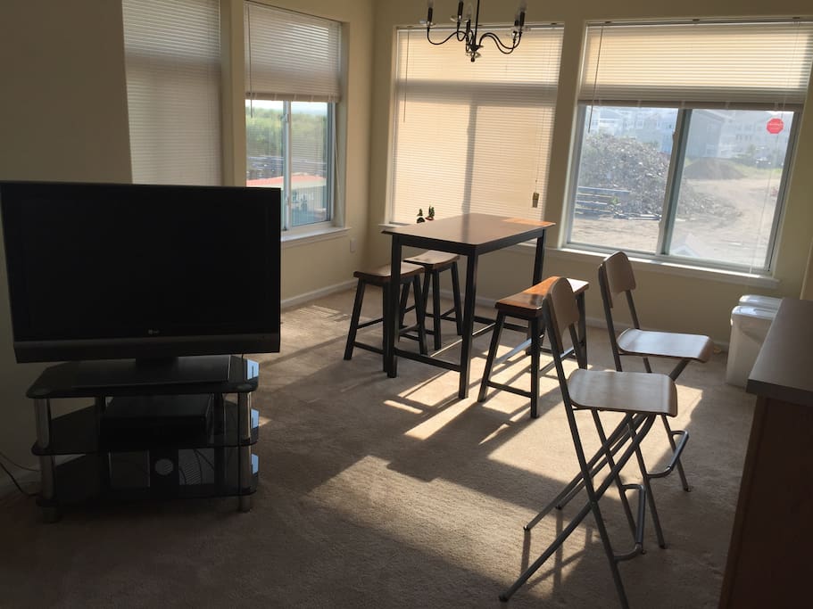 Dining room and TV