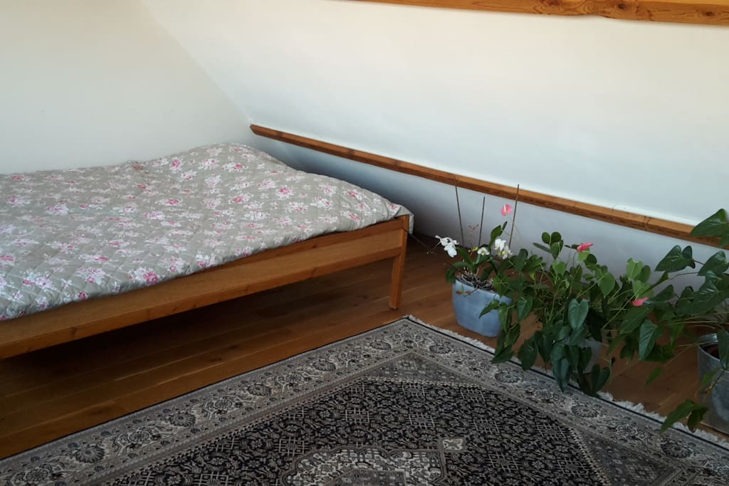 guest room in the attic