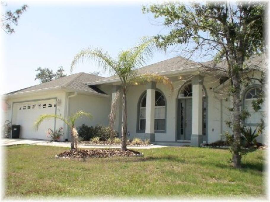 Property is built on a 1/4 acre lot, with landscaping for privacy - Custom built with full AC - Garage, driveway - Just like home!