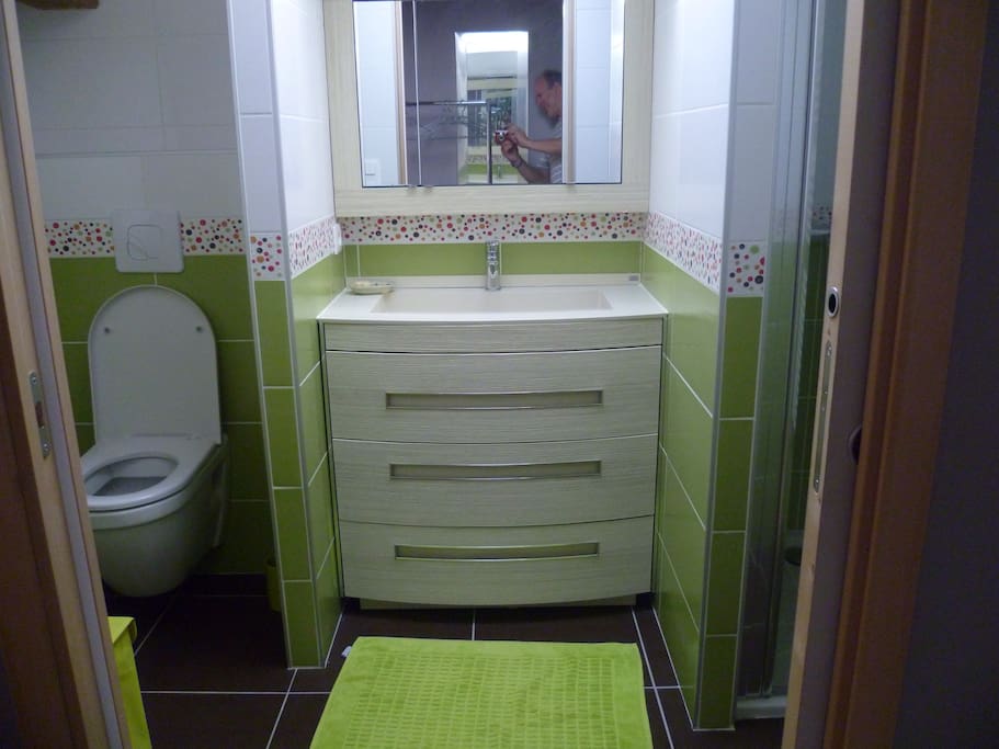 Salle de bain +WC