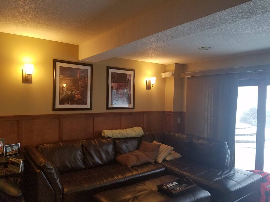 Lower Level Family Room Walkout to Lake Minnetonka