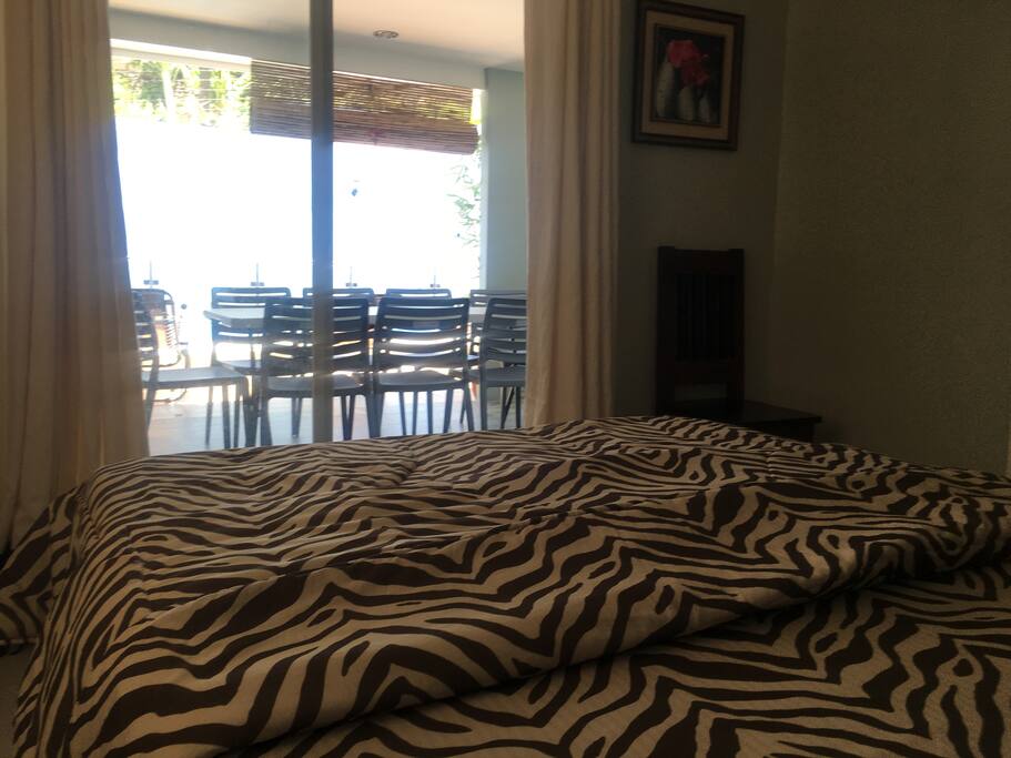 airconditioned masters bedroom