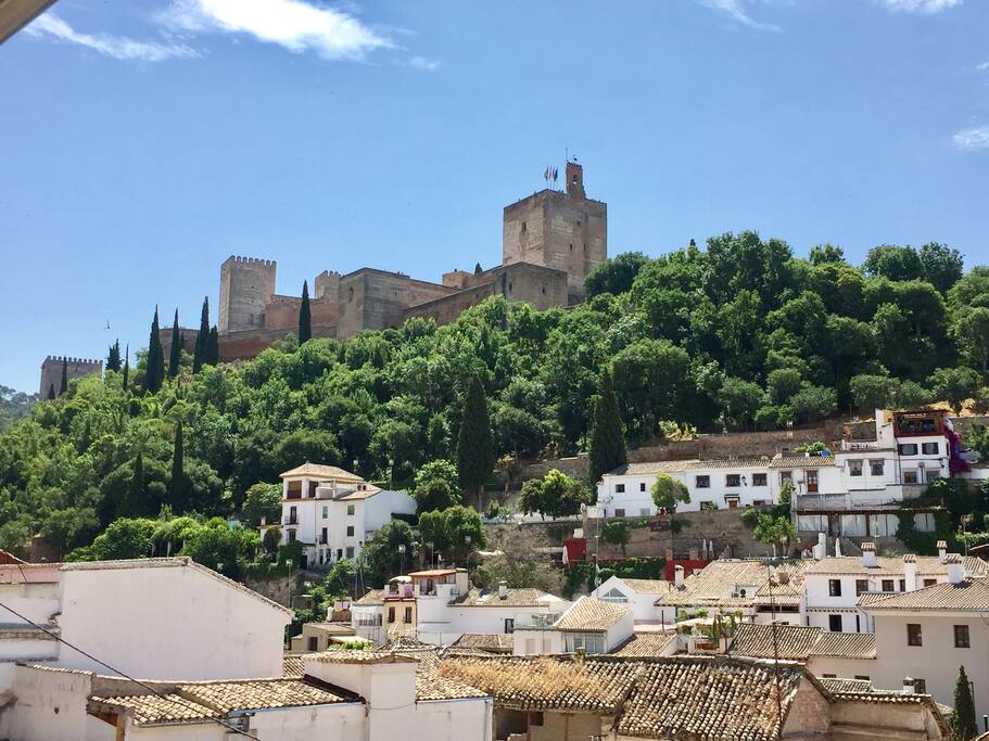 Vistas Alhambra desde balcón
