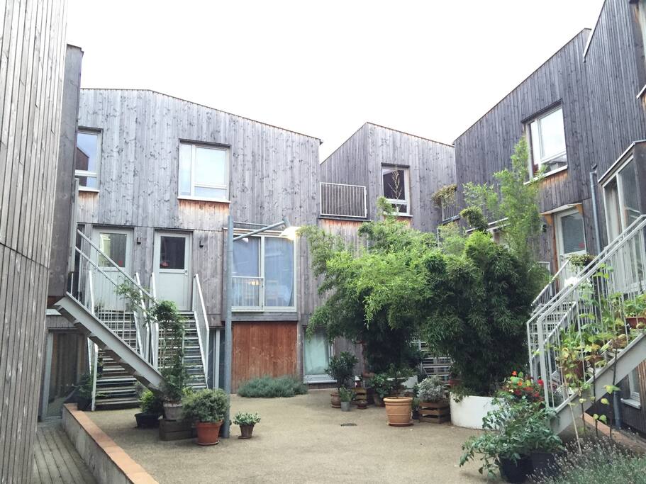 Communal courtyard