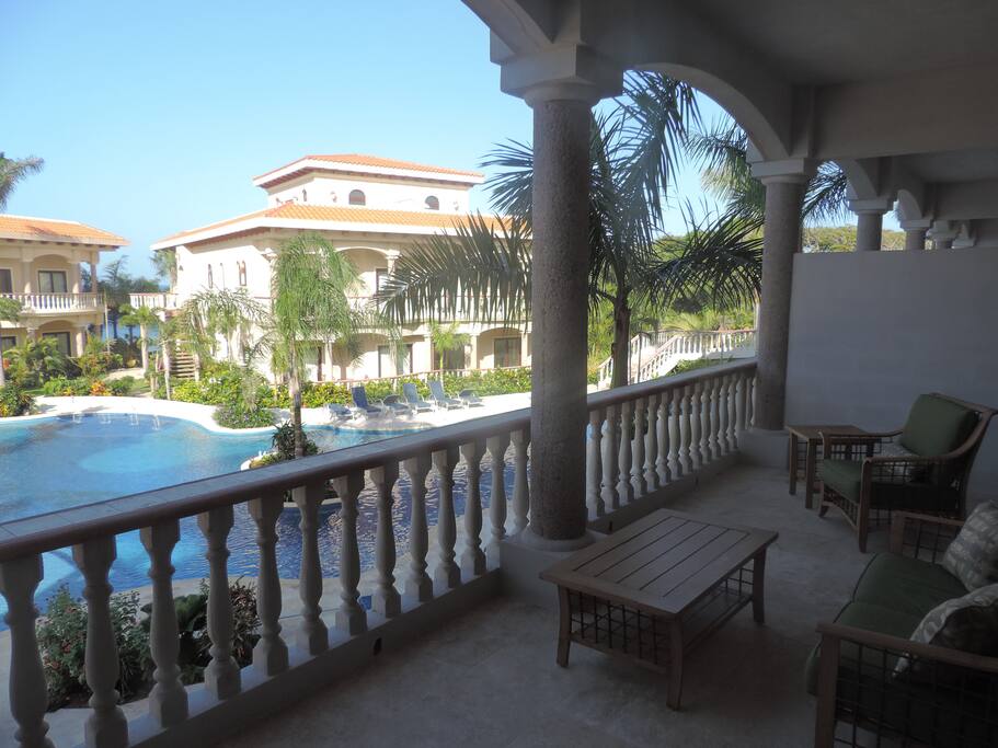 View from condo patio