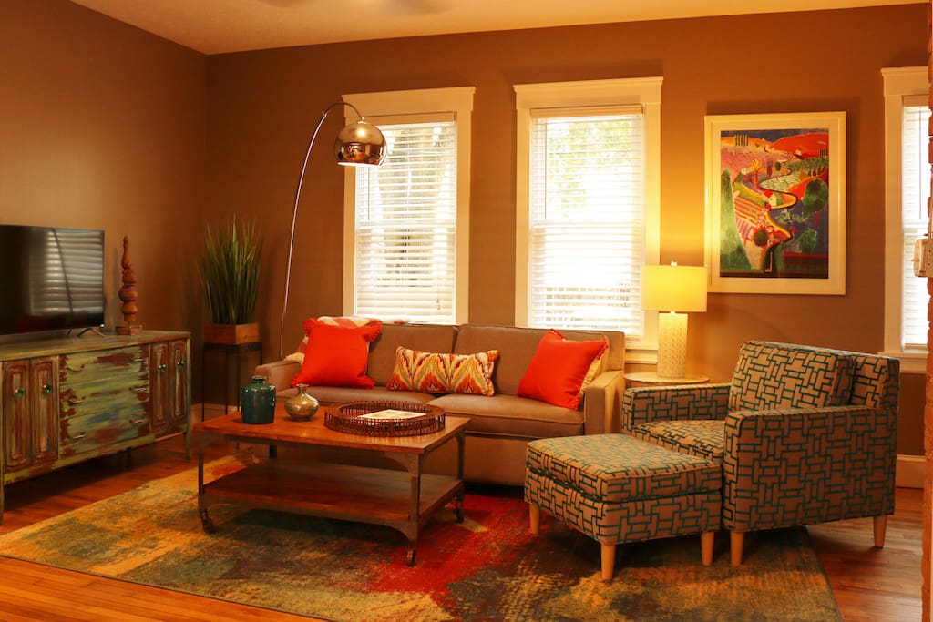 Living Room-view from the Kitchen