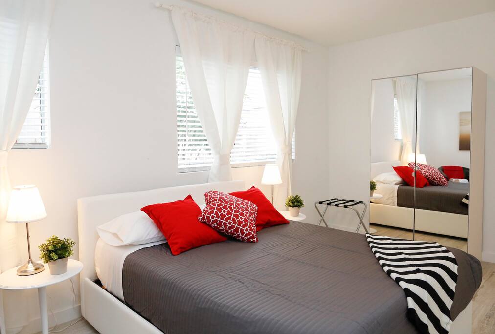 The master bedroom