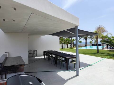 Luxury beachfront villa