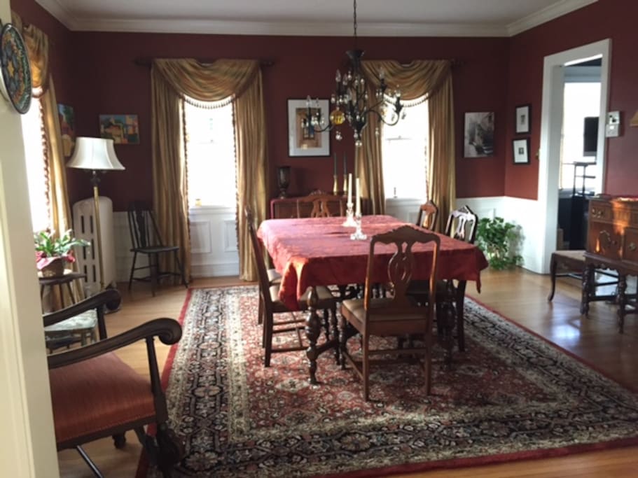 Formal dining room off butler's pantry.
