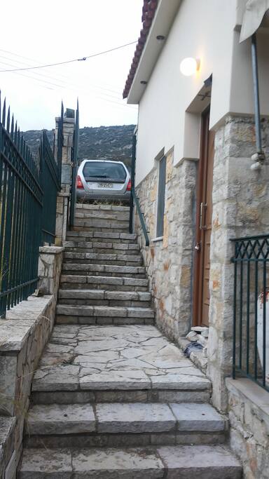 Gate to main entrance of the house
