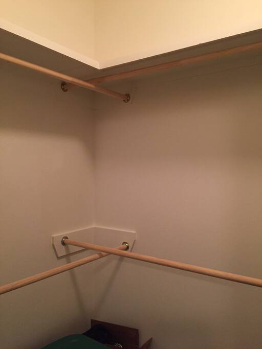 Large walk in closet