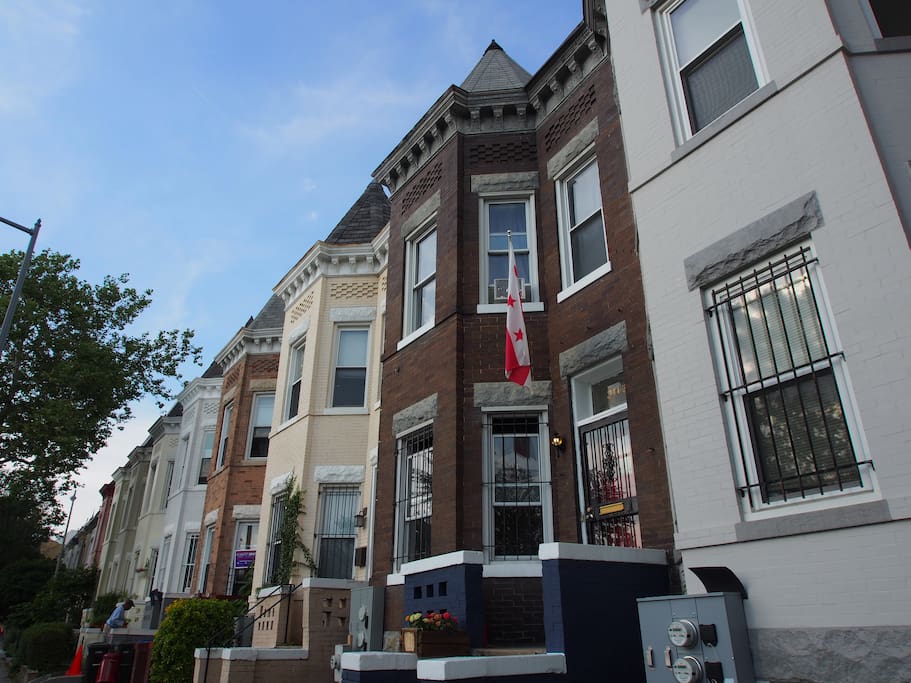 The classic D.C. row house is your home base for adventure.