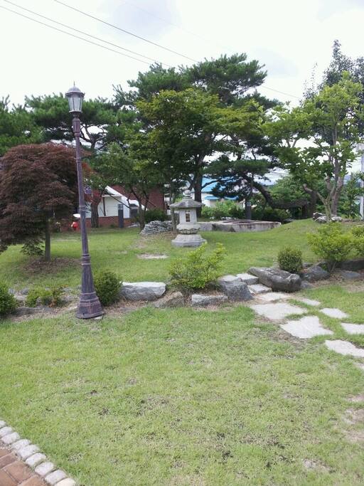 야외정원입니다