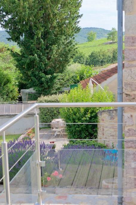 Depuis la terrasse