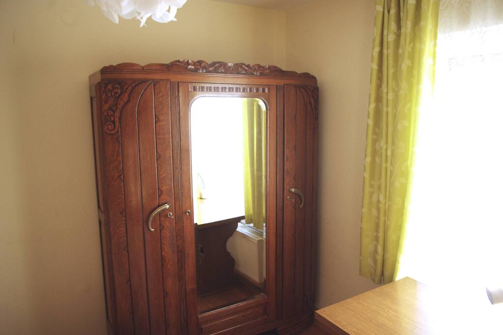 The art-nouveau cupboard.