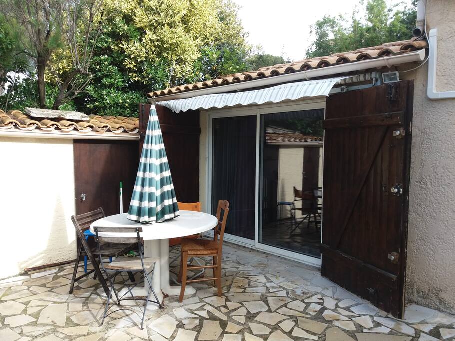 petite terrase privative plein Sud