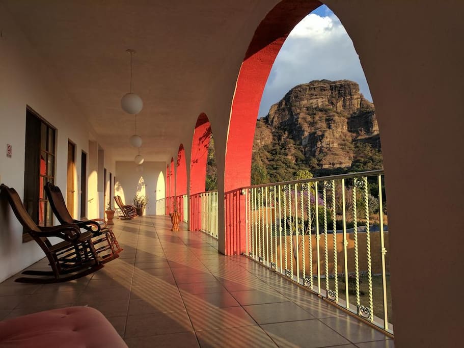 Maravillosa vista desde la habitación.