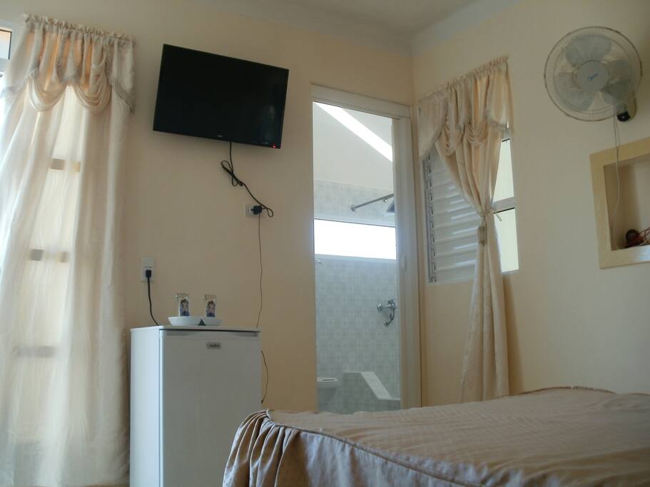 Bedroom and private bathroom
