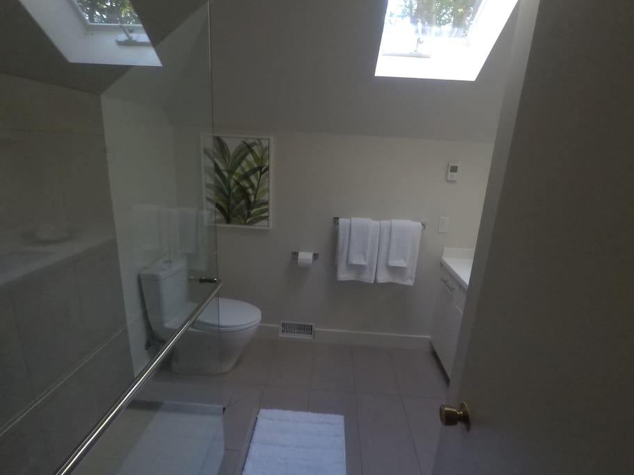 Your private bathroom.