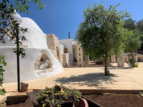 Trullo Saracen nestled in ancient olive trees