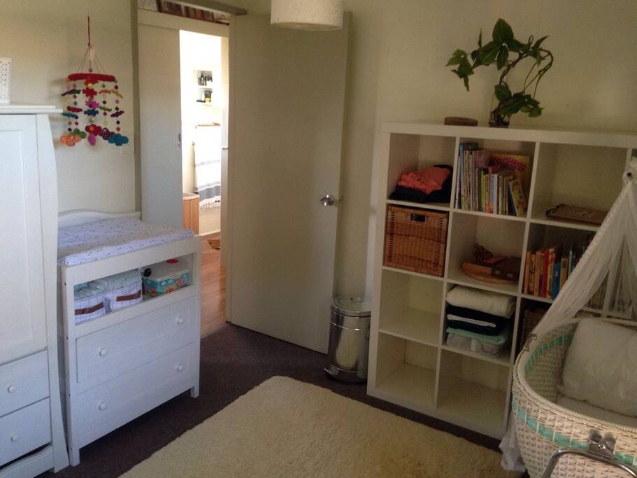 This room can be a used as a nursery or for storage.