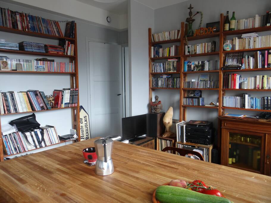 The vue from the kitchen