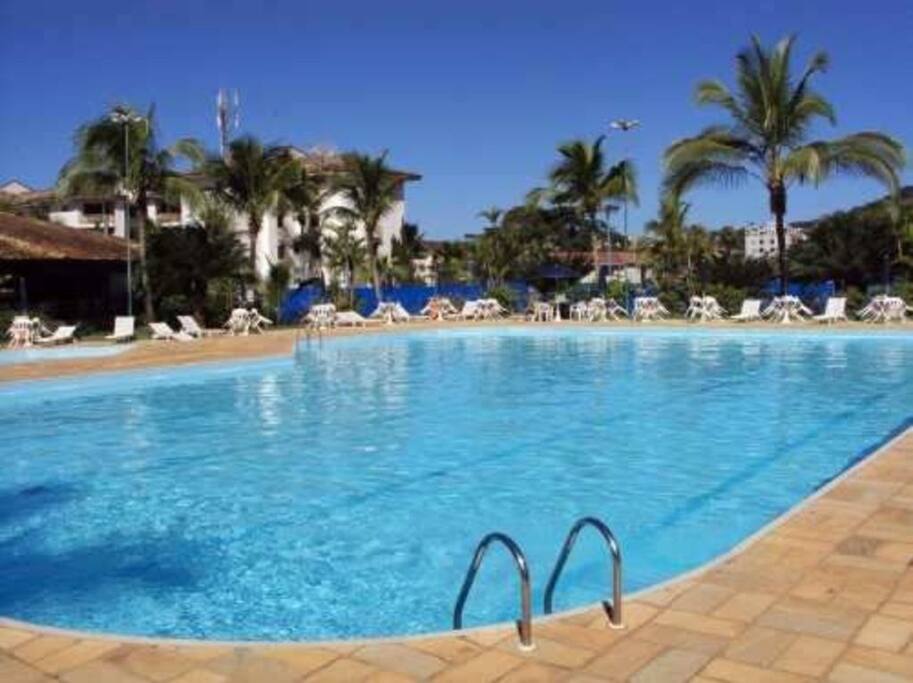 Vista da piscina.