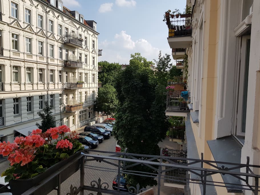 Balkon, Richtung Helmholtzplatz