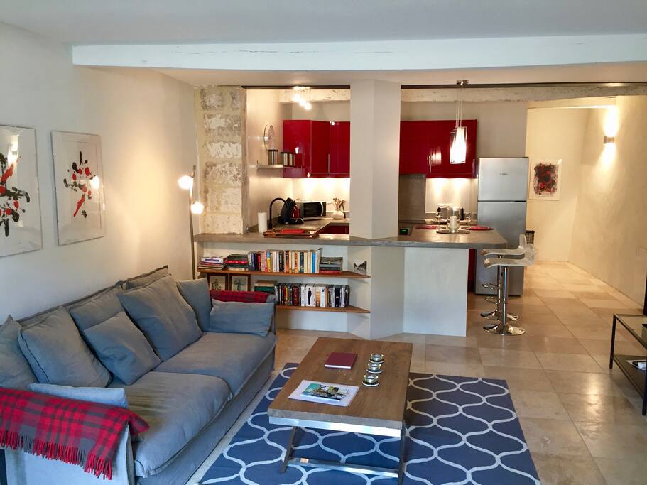 Open plan living room