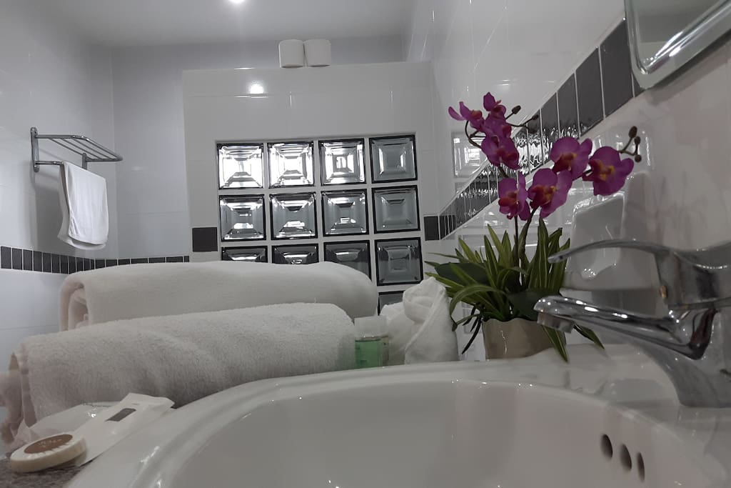 large airy bathrooms,