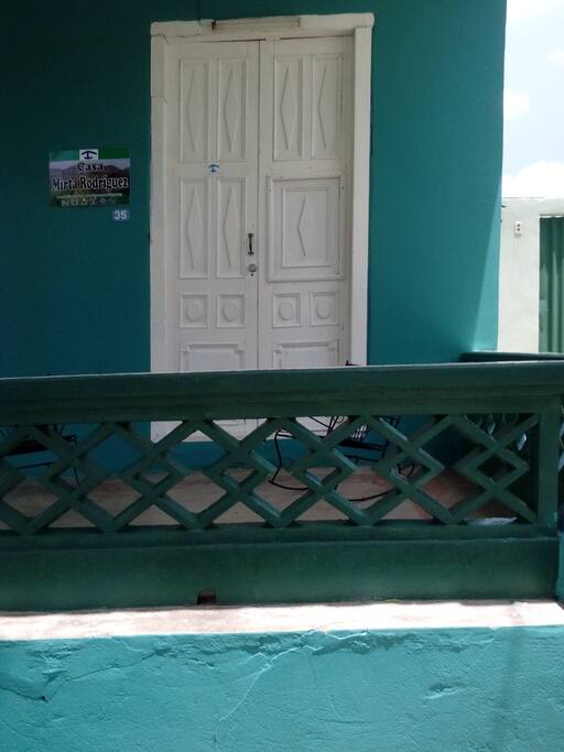 Frente de la casa.