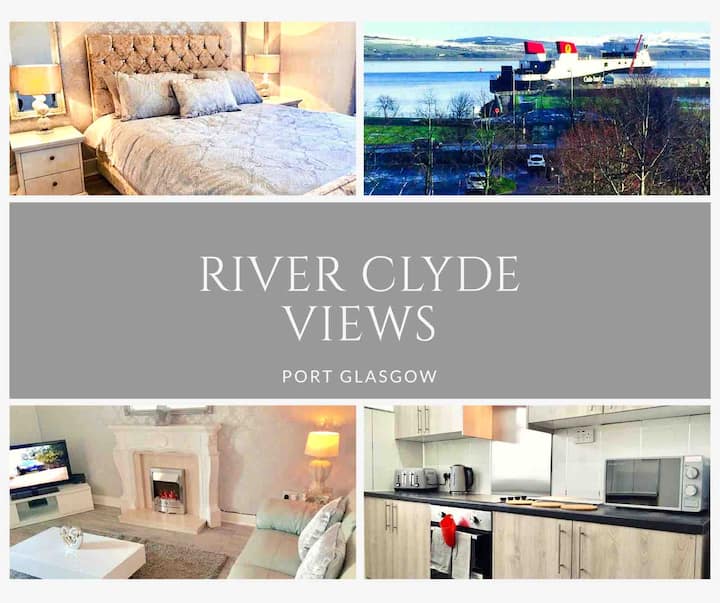 RIVER CLYDE VIEWSPRIVATE APT, SWIMMING POOL & GYM Apartments for Rent in Port Glasgow