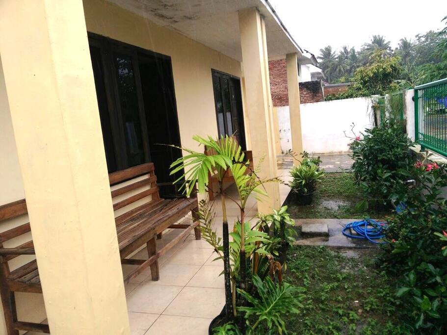Terrace for smoking area