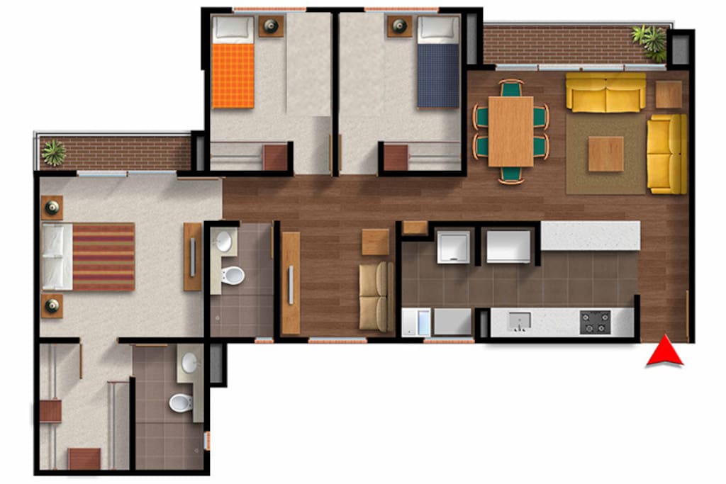 Apt 85 m2