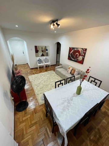 Família: 3quartos com garagem! Praia, metrô e paz