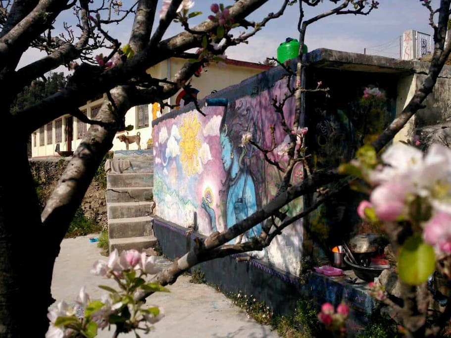 Express through art, music and meditation
