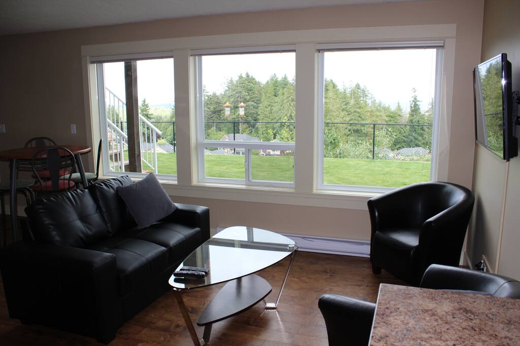 View from the living room that seats 4