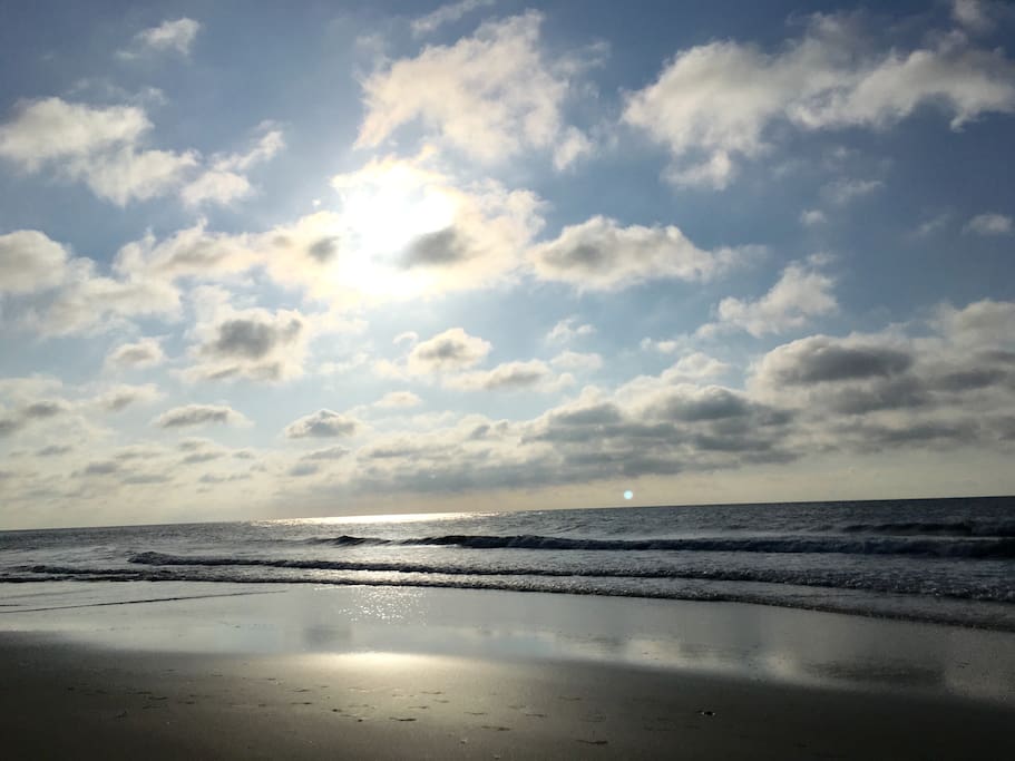 Sunrise over the Atlantic Ocean