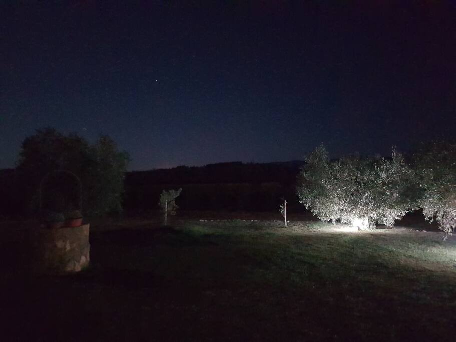 La sera in agriturismo