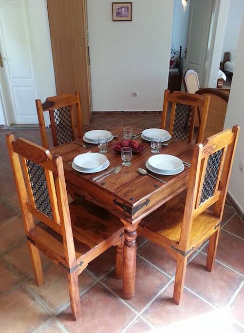 Lovely dining area with great views