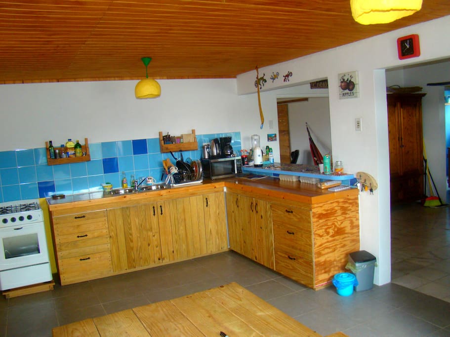 Wooden kitchen with all utilities you will need