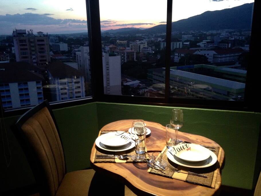 .. a stunning view and ..