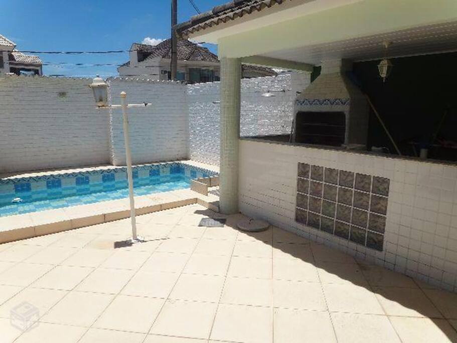 Areá gourmet com piscina