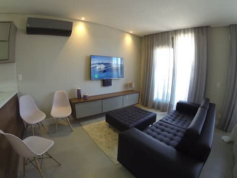 Airbnb em destaque: Modern studio in Jurerê • Close to the sea!! em Jurere Leste